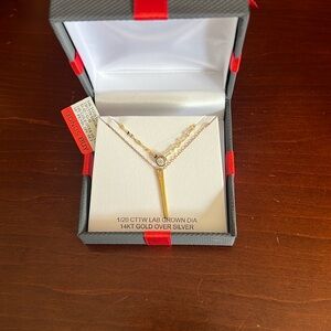 2 Piece Gold Necklace Set